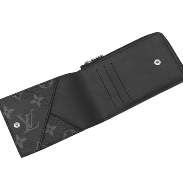 ルイヴィトン LOUIS VUITTON ハイブリッド ウォレット M81568 モノグラムエクリプス モノグラムエクリプス 二つ折り財布 シルバー金具 フラグメントケース
