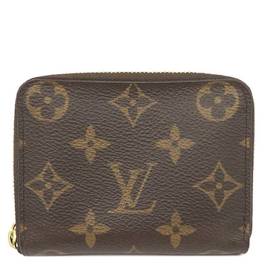ルイヴィトン LOUIS VUITTON ジッピー コイン パース M60067 モノグラム モノグラムキャンバス コインケース ゴールド金具 小銭入れ コンパクト財布