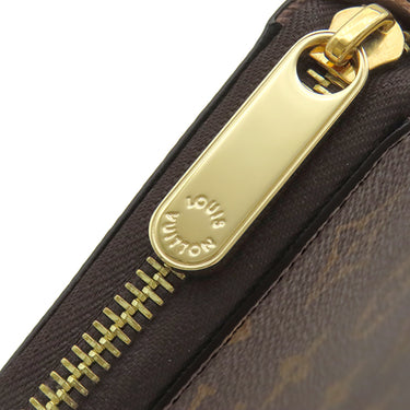 ルイヴィトン LOUIS VUITTON ジッピー ウォレット M41894 モノグラム×ローズバレリーヌ モノグラムキャンバス 長財布 ゴールド金具 茶 ピンク ラウンドファスナー