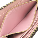 ルイヴィトン LOUIS VUITTON ジッピー ウォレット M41894 モノグラム×ローズバレリーヌ モノグラムキャンバス 長財布 ゴールド金具 茶 ピンク ラウンドファスナー