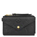 ルイヴィトン LOUIS VUITTON カードケース ポルト カルト レクト ヴェルソ M69421 ノワール モノグラムアンプラント コインケース ゴールド金具 小銭入れ
