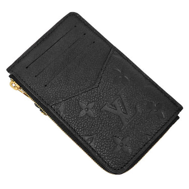ルイヴィトン LOUIS VUITTON カードケース ポルト カルト レクト ヴェルソ M69421 ノワール モノグラムアンプラント コインケース ゴールド金具 小銭入れ
