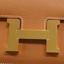 エルメス HERMES コンスタンス3 ミニ ミロワール ゴールド ヴォーエプソン ショルダーバッグ ゴールド金具 茶