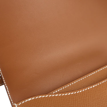 エルメス HERMES コンスタンス3 ミニ ミロワール ゴールド ヴォーエプソン ショルダーバッグ ゴールド金具 茶
