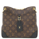 ルイヴィトン LOUIS VUITTON オデオンNM PM M45353 ノワール モノグラムキャンバス ショルダーバッグ ゴールド金具 茶 黒 ショルダー