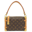 ルイヴィトン LOUIS VUITTON サイドトランク MM M46358 モノグラム モノグラムキャンバス 2WAYバッグ ゴールド金具 茶 ショルダー ハンドバッグ