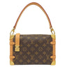 ルイヴィトン LOUIS VUITTON サイドトランク MM M46358 モノグラム モノグラムキャンバス 2WAYバッグ ゴールド金具 茶 ショルダー ハンドバッグ