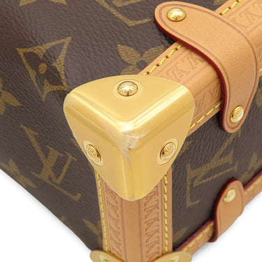 ルイヴィトン LOUIS VUITTON サイドトランク MM M46358 モノグラム モノグラムキャンバス 2WAYバッグ ゴールド金具 茶 ショルダー ハンドバッグ