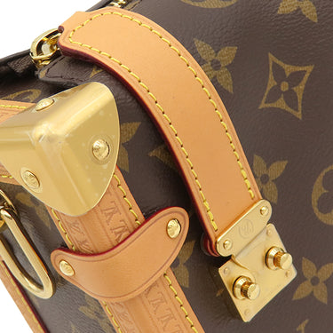 ルイヴィトン LOUIS VUITTON サイドトランク MM M46358 モノグラム モノグラムキャンバス 2WAYバッグ ゴールド金具 茶 ショルダー ハンドバッグ