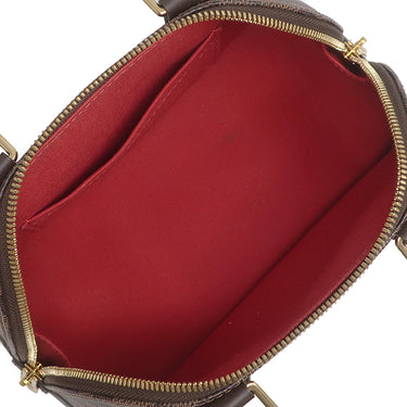 ルイヴィトン LOUIS VUITTON アルマBB N41221 ダミエエベヌ ダミエキャンバス 2WAYバッグ ゴールド金具 茶 ショルダーバッグ ハンドバッグ