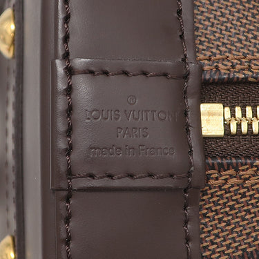 ルイヴィトン LOUIS VUITTON アルマBB N41221 ダミエエベヌ ダミエキャンバス 2WAYバッグ ゴールド金具 茶 ショルダーバッグ ハンドバッグ