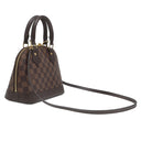 ルイヴィトン LOUIS VUITTON アルマBB N41221 ダミエエベヌ ダミエキャンバス 2WAYバッグ ゴールド金具 茶 ショルダーバッグ ハンドバッグ