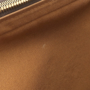 ルイヴィトン LOUIS VUITTON ドルソ ドゥロ N45251 ダミエエベヌ ダミエキャンバス ショルダーバッグ ゴールド金具 茶