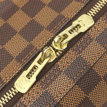 ルイヴィトン LOUIS VUITTON ドルソ ドゥロ N45251 ダミエエベヌ ダミエキャンバス ショルダーバッグ ゴールド金具 茶