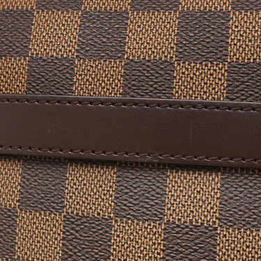 ルイヴィトン LOUIS VUITTON ドルソ ドゥロ N45251 ダミエエベヌ ダミエキャンバス ショルダーバッグ ゴールド金具 茶