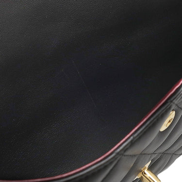 シャネル CHANEL マトラッセ Wフラップ ラージ チェーンショルダー ブラック ラムスキン 2WAYバッグ ゴールド金具 クラシック