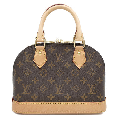 ルイヴィトン LOUIS VUITTON アルマ BB M53152 モノグラム モノグラムキャンバス 2WAYバッグ ゴールド金具 茶 ハンドバッグ パドロック欠品