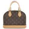 ルイヴィトン LOUIS VUITTON アルマ BB M53152 モノグラム モノグラムキャンバス 2WAYバッグ ゴールド金具 茶 ハンドバッグ パドロック欠品