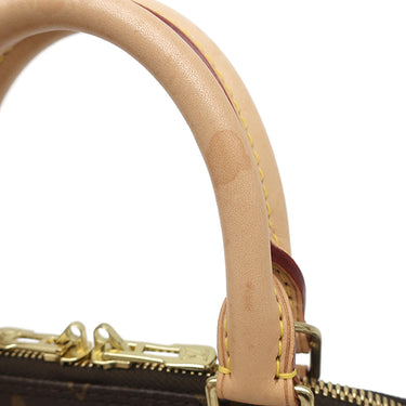 ルイヴィトン LOUIS VUITTON アルマ BB M53152 モノグラム モノグラムキャンバス 2WAYバッグ ゴールド金具 茶 ハンドバッグ パドロック欠品