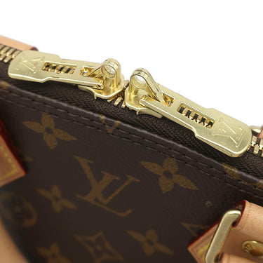 ルイヴィトン LOUIS VUITTON アルマ BB M53152 モノグラム モノグラムキャンバス 2WAYバッグ ゴールド金具 茶 ハンドバッグ パドロック欠品