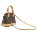 ルイヴィトン LOUIS VUITTON アルマ BB M53152 モノグラム モノグラムキャンバス 2WAYバッグ ゴールド金具 茶 ハンドバッグ パドロック欠品