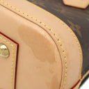 ルイヴィトン LOUIS VUITTON アルマ BB M53152 モノグラム モノグラムキャンバス 2WAYバッグ ゴールド金具 茶 ハンドバッグ パドロック欠品