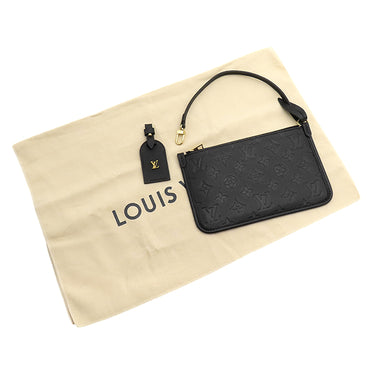 ルイヴィトン LOUIS VUITTON キャリーオール ジップ NM PM M46288 ノワール モノグラムアンプラント ショルダーバッグ ゴールド金具 黒