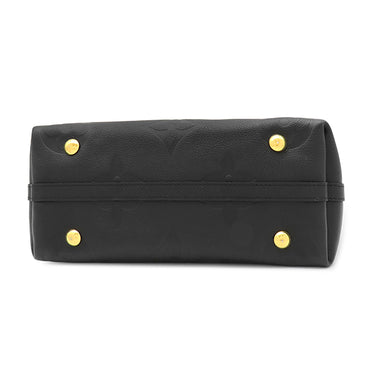 ルイヴィトン LOUIS VUITTON キャリーオール ジップ NM PM M46288 ノワール モノグラムアンプラント ショルダーバッグ ゴールド金具 黒