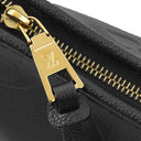 ルイヴィトン LOUIS VUITTON キャリーオール ジップ NM PM M46288 ノワール モノグラムアンプラント ショルダーバッグ ゴールド金具 黒