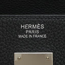 エルメス HERMES バーキン40 ブラック トゴ ハンドバッグ シルバー金具 黒