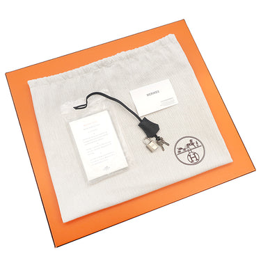 エルメス HERMES バーキン40 ブラック トゴ ハンドバッグ シルバー金具 黒