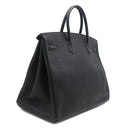 エルメス HERMES バーキン40 ブラック トゴ ハンドバッグ シルバー金具 黒
