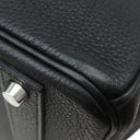エルメス HERMES バーキン40 ブラック トゴ ハンドバッグ シルバー金具 黒