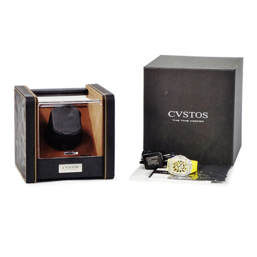 腕時計 クストス CVSTOS メトロポリタン PS サファイア SQLT イエロー F00103.4289001 自動巻き メンズ スケルトン デイト 限定20本