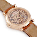 腕時計 フランクミュラー FRANCK MULLER ラウンド 7デイズ パワーリザーブ スケルトン 7042 B S6 SQT 手巻き メンズ OH済 K18RG無垢