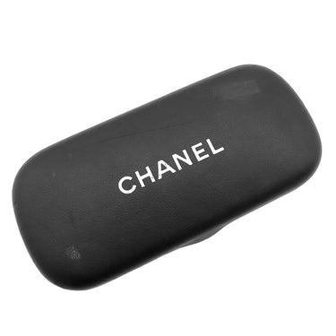 シャネル CHANEL ラウンド シェイプ 01949 ブラック プラスチック サングラス ゴールド金具 黒 ココマーク サークルロゴ