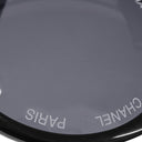 シャネル CHANEL ラウンド シェイプ 01949 ブラック プラスチック サングラス ゴールド金具 黒 ココマーク サークルロゴ
