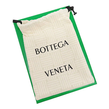 ボッテガヴェネタ BOTTEGA VENETA イントレチャート コインパース ブラック レザー コインケース シルバー金具 黒 小銭入れ コンパクト