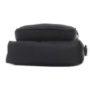 プラダ PRADA Re-Nylon スマートフォンケース 2ZH155 ブラック ナイロン レザー ショルダーバッグ シルバー金具 三角ロゴ ショルダー ドロスト ポシェット