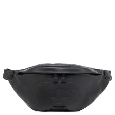 ルイヴィトン LOUIS VUITTON ディスカバリー バムバッグ PM M46036 ブラック レザー モノグラムシャドウ ボディバッグ ブラック金具 ウエストバッグ