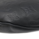 ルイヴィトン LOUIS VUITTON ディスカバリー バムバッグ PM M46036 ブラック レザー モノグラムシャドウ ボディバッグ ブラック金具 ウエストバッグ