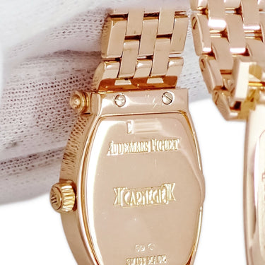腕時計 オーデマピゲ AUDEMARS PIGUET カーネギー 79300/1032OR 手巻き レディース K18PG無垢 ヴィンテージ トノー アラビア バー