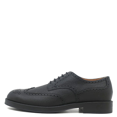 トッズ TODS レザー レースアップ XXM75L0JK70UGSB999 ブラック カーフ ＃8 ドレスシューズ 黒 革靴 モノグラム ロゴ