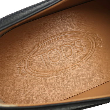 トッズ TODS レザー レースアップ XXM75L0JK70UGSB999 ブラック カーフ ＃8 ドレスシューズ 黒 革靴 モノグラム ロゴ