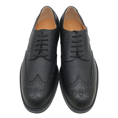 トッズ TODS レザー レースアップ XXM75L0JK70UGSB999 ブラック カーフ ＃8 ドレスシューズ 黒 革靴 モノグラム ロゴ