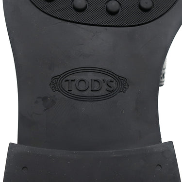 トッズ TODS レザー レースアップ XXM75L0JK70LYGB999 ブラック カーフ ＃8 ドレスシューズ 黒 革靴 モノグラム ロゴ