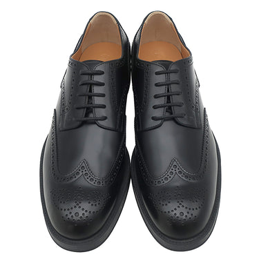 トッズ TODS レザー レースアップ XXM75L0JK70LYGB999 ブラック カーフ ＃8 ドレスシューズ 黒 革靴 モノグラム ロゴ
