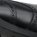 トッズ TODS レザー レースアップ XXM75L0JK70LYGB999 ブラック カーフ ＃8 ドレスシューズ 黒 革靴 モノグラム ロゴ