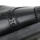 トッズ TODS レザー レースアップ XXM75L0JK70LYGB999 ブラック カーフ ＃8 ドレスシューズ 黒 革靴 モノグラム ロゴ