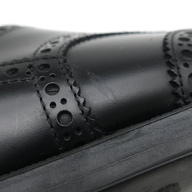 トッズ TODS レザー レースアップ XXM75L0JK70LYGB999 ブラック カーフ ＃8 ドレスシューズ 黒 革靴 モノグラム ロゴ
